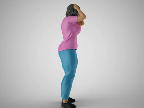 Woeful Woman 3D Print Model