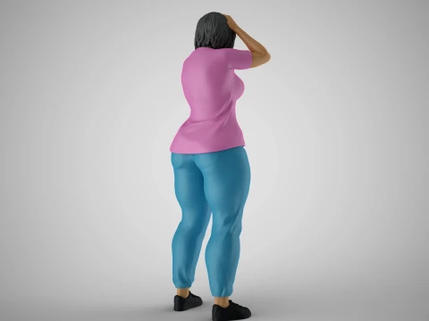 Woeful Woman 3D Print Model