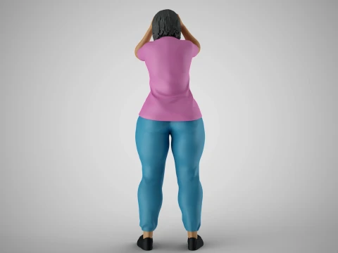 Woeful Woman 3D Print Model