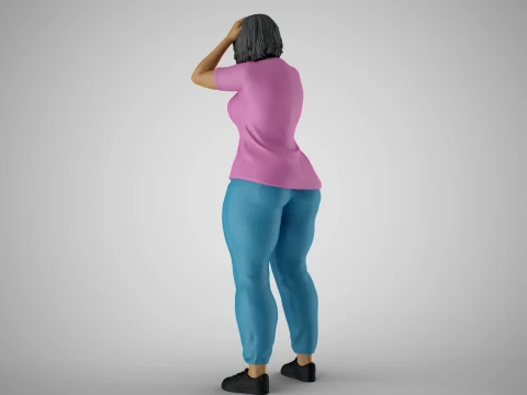 Woeful Woman 3D Print Model