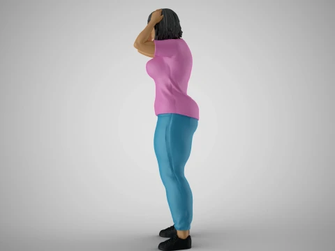 Woeful Woman 3D Print Model
