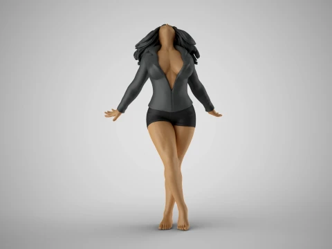 Woman Ascension Modèles 3D en vedette