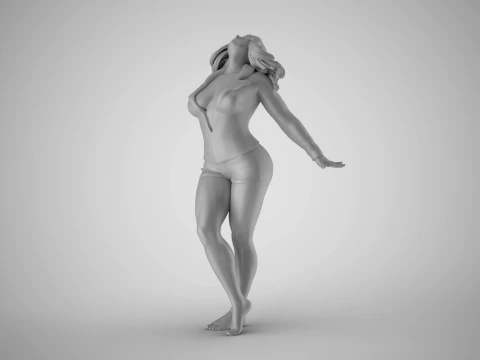 Woman Ascension 3D Print Model