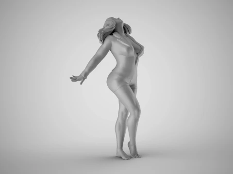 Woman Ascension 3D Print Model