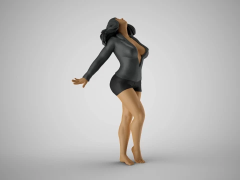 Woman Ascension 3D Print Model