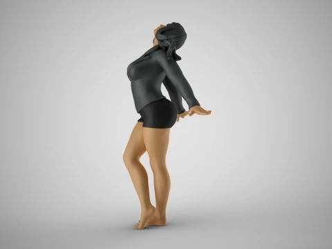 Woman Ascension 3D Print Model