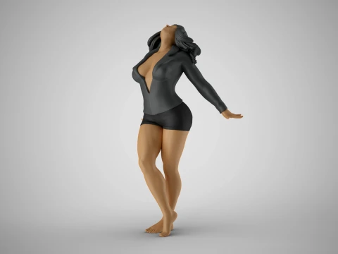 Woman Ascension 3D Print Model