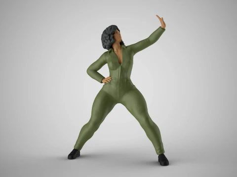 Woman Artwork Stance 3 3D Print Model