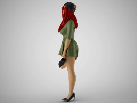 Woman Artwork Stance 6 3D Print Model