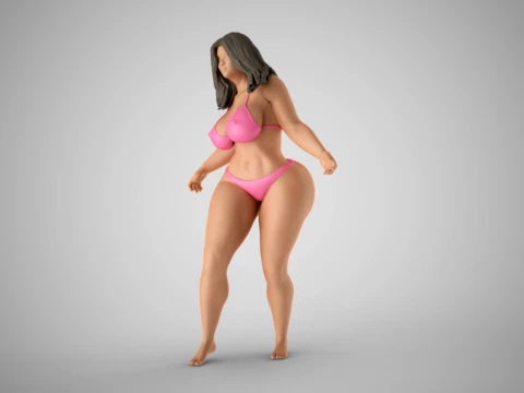 Water Splash Girl 3D printmodel