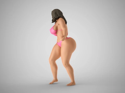 Water Splash Girl 3D printmodel