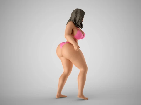 Water Splash Girl 3D printmodel