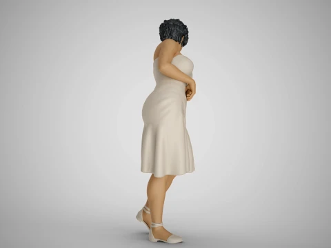 Water Splash Girl 2 3D Druckmodell