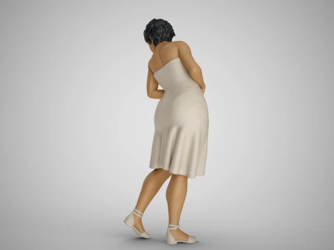 Water Splash Girl 2 3D Druckmodell