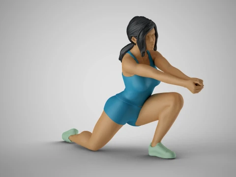 Volleyball Girl 2 Modello di stampa 3D