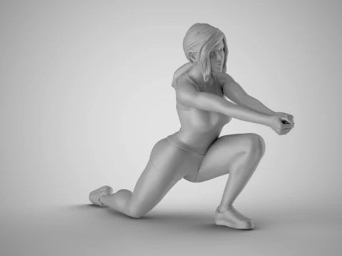 Volleyball Girl 2 3D Print Model