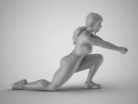 Volleyball Girl 2 3D Print Model