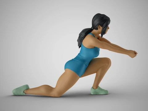 Volleyball Girl 2 3D Print Model