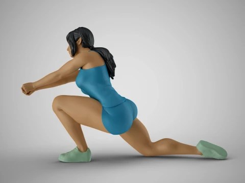 Volleyball Girl 2 3D Print Model