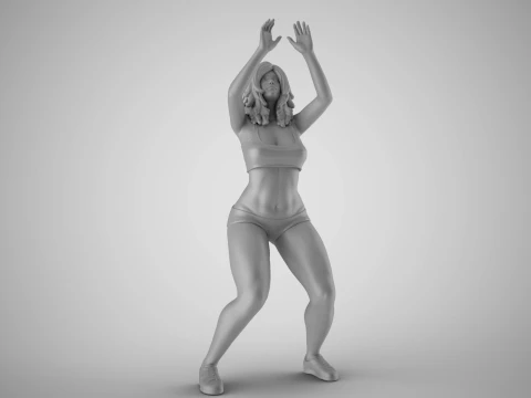Volleyball Girl 3 3D Print Model