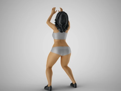 Volleyball Girl 3 3D Print Model