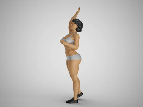 Volleyball Girl 4 3D Druckmodell