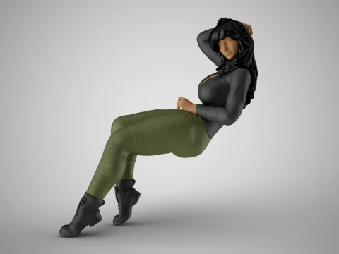 Unchained Woman 3D Baskı Modeli