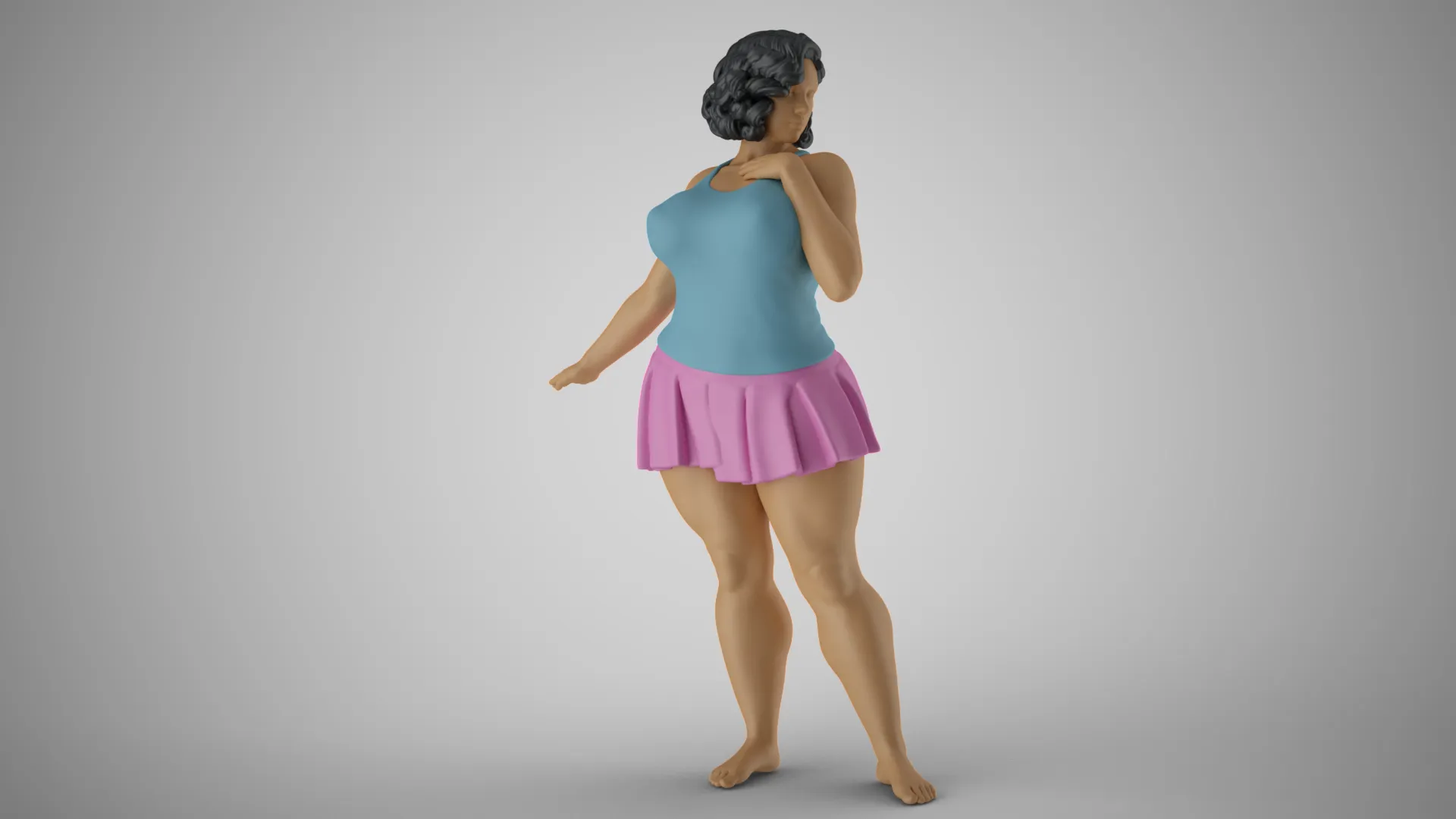 Unwillingness 2 3D Print Model .c4d .max .obj .3ds .fbx .stl .blend 
