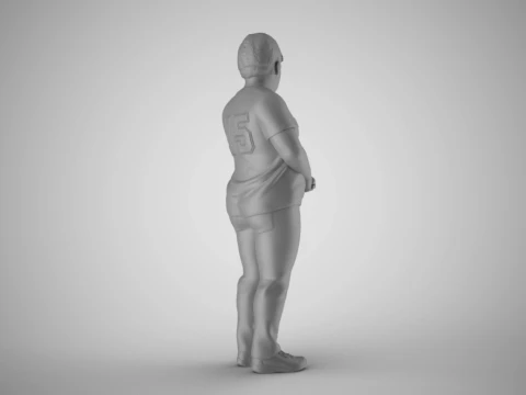 Timid Boy 3D Print Model