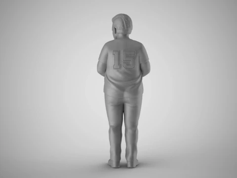 Timid Boy 3D Print Model