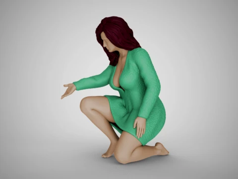 Touching the Fountain 3D Baskı Modeli