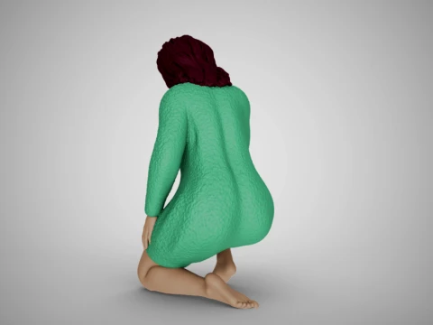 Touching the Fountain 3D Print Model
