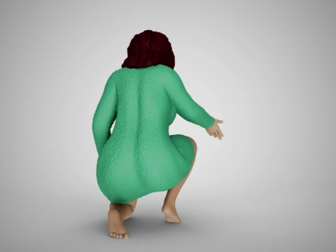 Touching the Fountain 3D Print Model