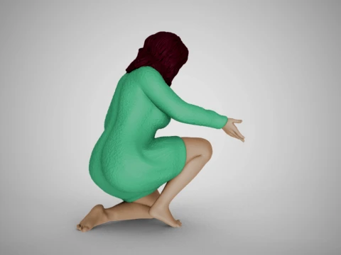 Touching the Fountain 3D Print Model