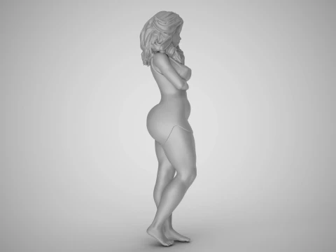 Tender Girl 3D Print Model