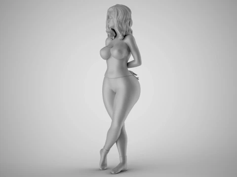 Tender Girl 2 3D Print Model