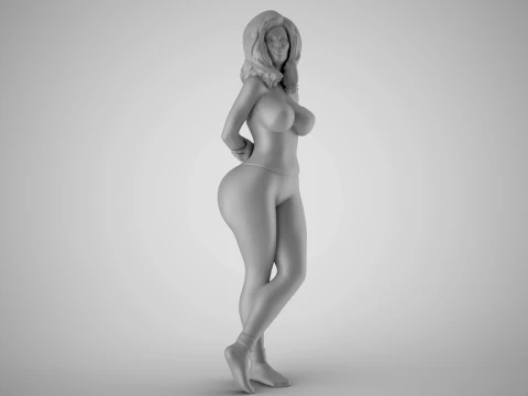 Tender Girl 2 3D Print Model