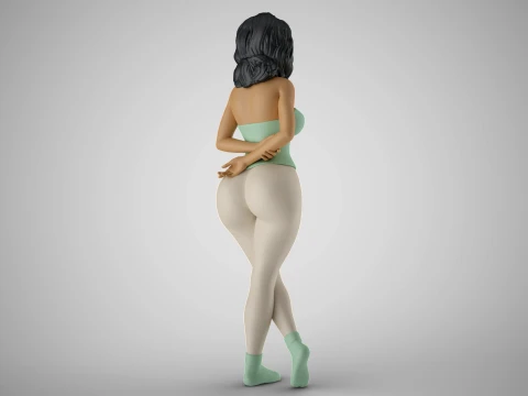 Tender Girl 2 3D Print Model