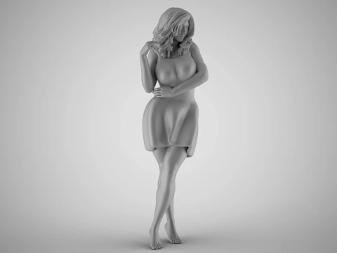 Tender Girl 3 3D Print Model