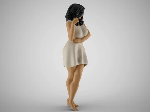 Tender Girl 3 3D Print Model