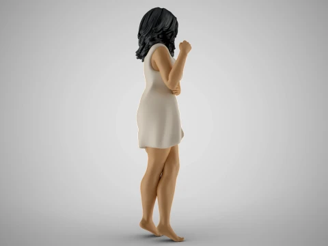 Tender Girl 3 3D Print Model