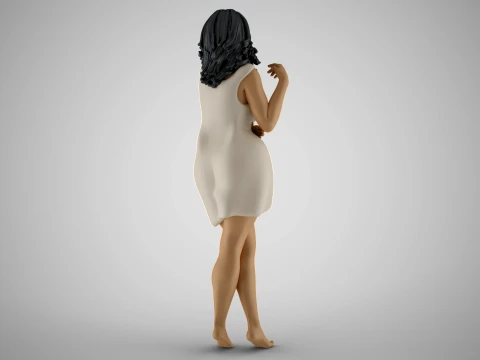 Tender Girl 3 3D Print Model