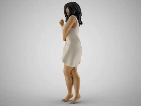 Tender Girl 3 3D Print Model