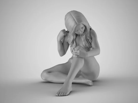 Tender Girl 5 3D Print Model