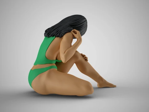Tender Girl 5 3D Print Model