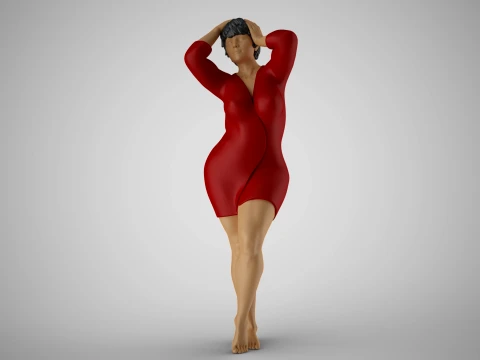 Tender Girl 6 3D Print Model