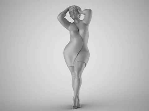 Tender Girl 6 3D Print Model