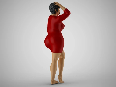 Tender Girl 6 3D Print Model