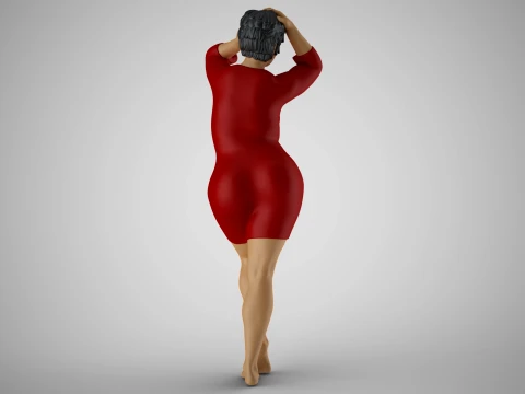 Tender Girl 6 3D Print Model