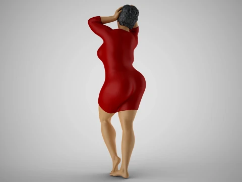 Tender Girl 6 3D Print Model